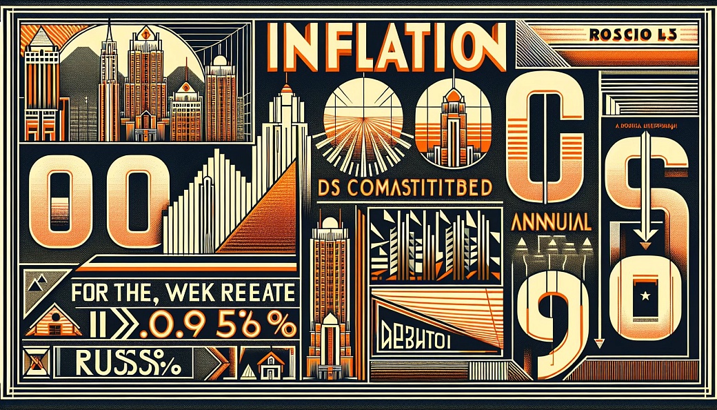 Инфляция в России за неделю составила 0,05%, годовой показатель - 9,66%