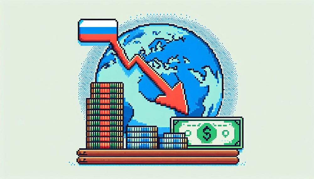 Международные резервы России снизились на 4,6 млрд долларов за неделю