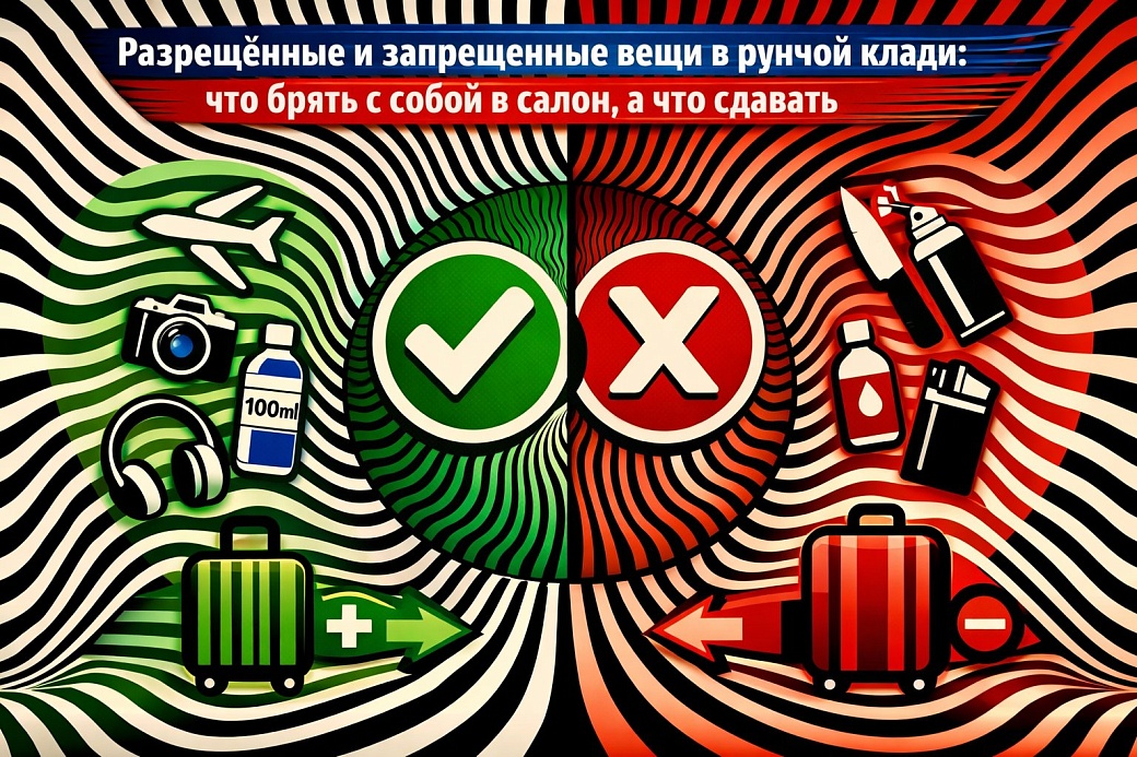 Разрешённые и запрещённые вещи в ручной клади: что брать с собой в салон, а что сдавать