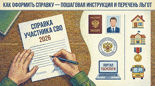 Как оформить справку участника СВО в 2026 году — пошаговая инструкция и перечень льгот