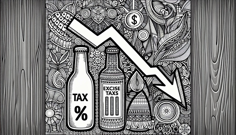 Рост акцизов привел к спаду продаж спиртного на 14% и смене потребительских предпочтений