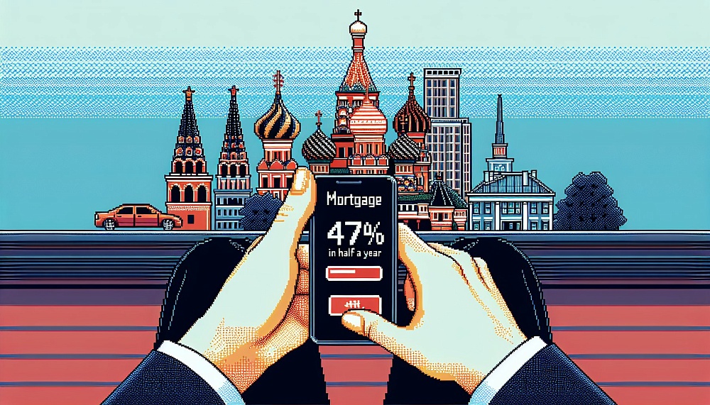 Выдача ипотеки в России снизилась на 47% за полгода - ВТБ.