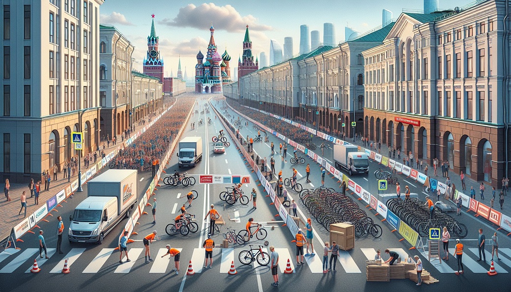 17 мая в центре Москвы перекроют дороги из-за велофестиваля и беговой эстафеты