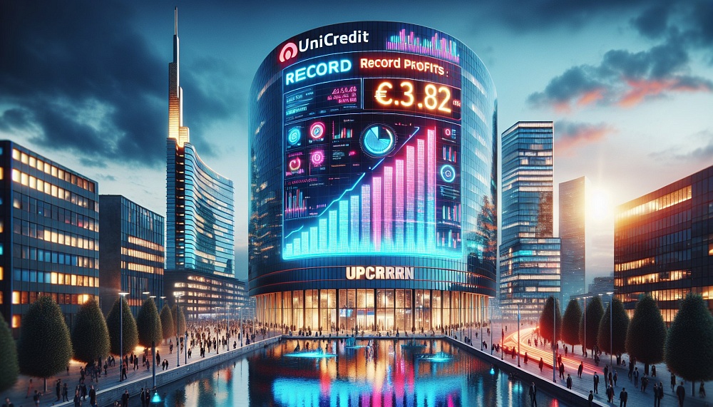 UniCredit достиг рекордной прибыли в €3,3 млрд во втором квартале
