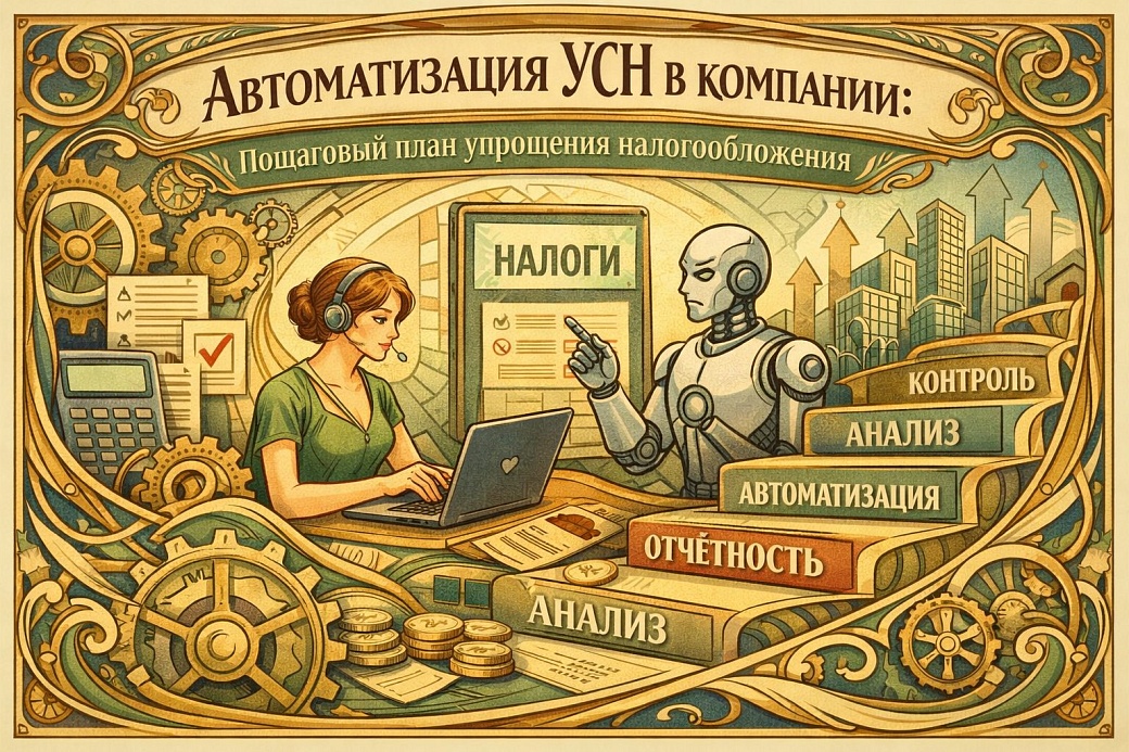Автоматизация УСН в компании: пошаговый план упрощения налогообложения