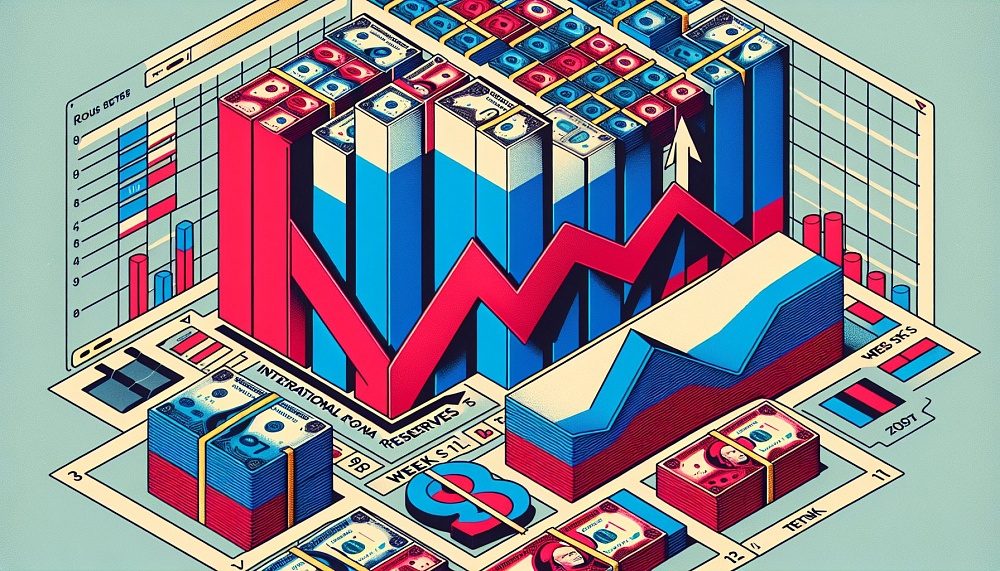 Международные резервы России снизились на 7,6 млрд долларов за неделю