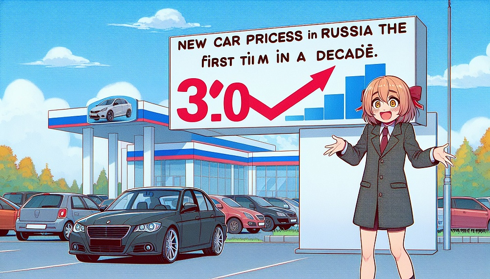 Цены на новые автомобили в России снизились впервые за десятилетие