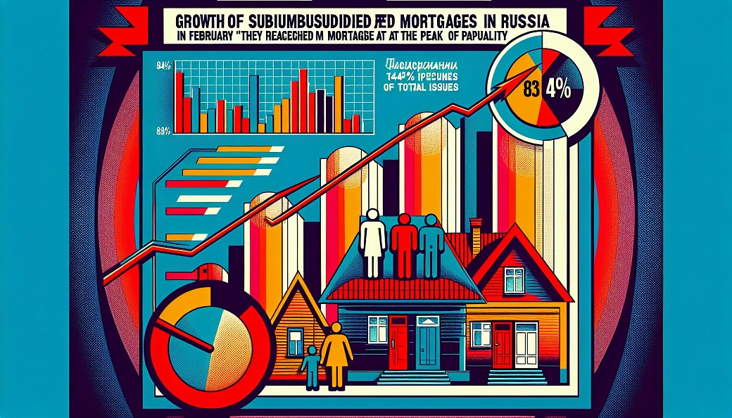 Рост доли льготных ипотек в России: в феврале она достигла 84% от общих выдач, семейная ипотека на пике популярности