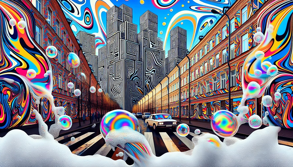 Москва начала весеннюю промывку дорог с шампунем.