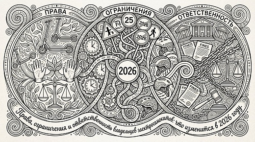 Права, ограничения и ответственность владельцев электросамокатов: что изменится в 2026 году