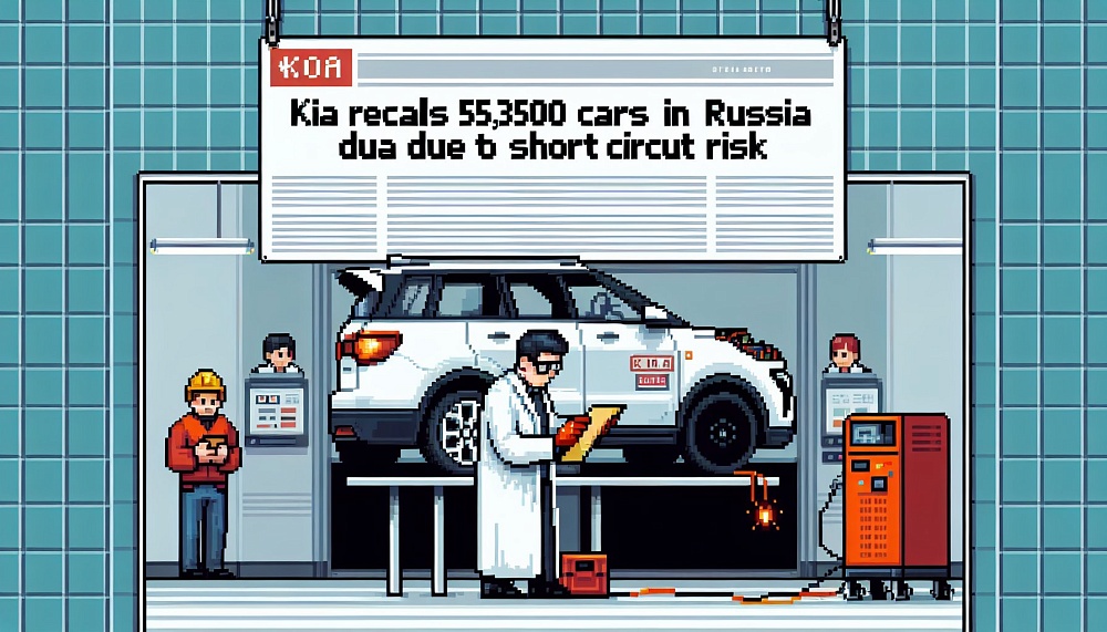 Киа отзывает 55 350 автомобилей в России из-за риска короткого замыкания