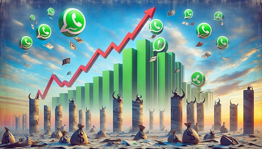 Акции VK взлетели на фоне слухов о возможном запрете WhatsApp в России.