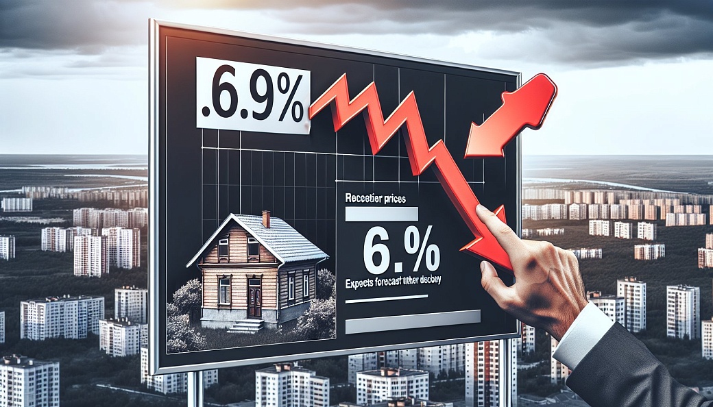 Стоимость вторичного жилья в России снизилась на 6,9%, эксперты прогнозируют дальнейшее падение