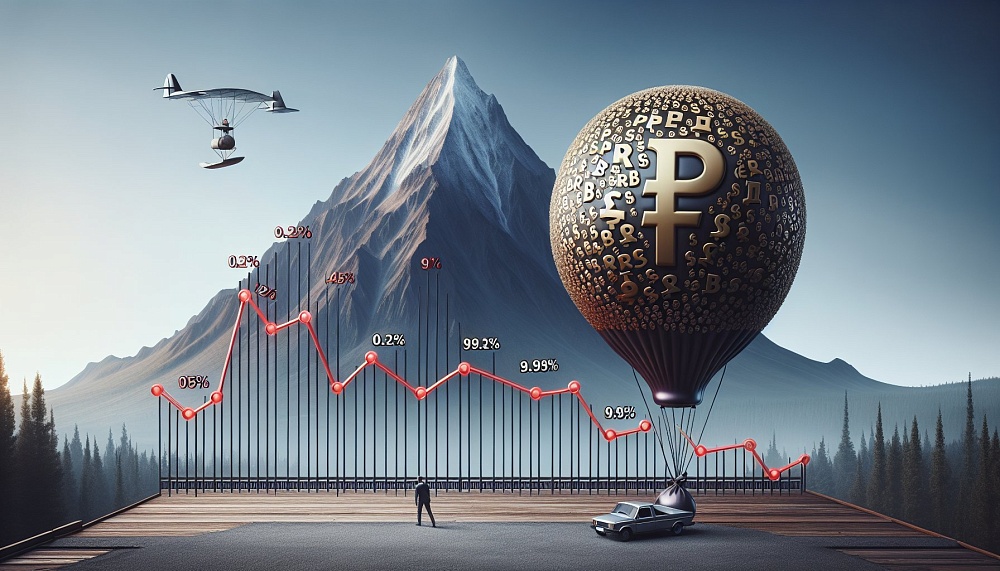 Инфляция в России: снижение на неделе до 0,22%, годовой уровень достиг 9,95%