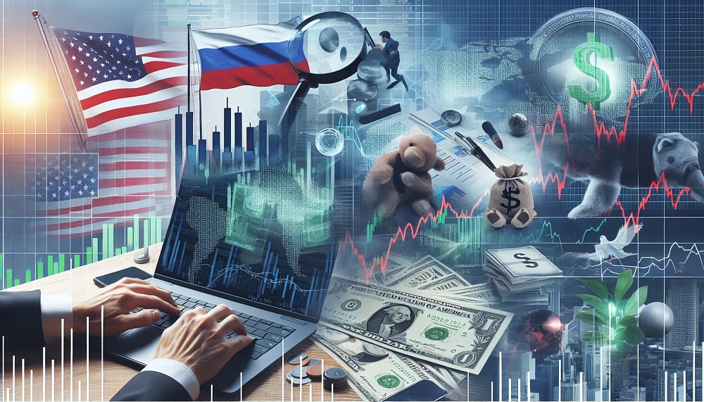 Российские фондовые индексы завершили торговлю в минусе на фоне ожидания решения ФРС США