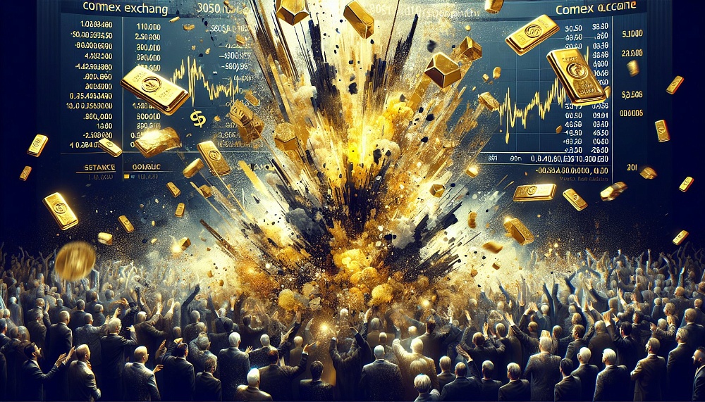 Золото ставит рекорд, превысив 3050 долларов за унцию на бирже Comex
