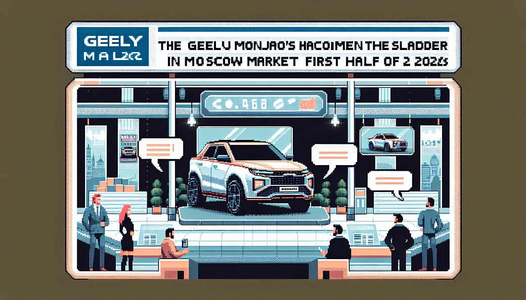 Geely Monjaro стал лидером продаж на автомобильном рынке Москвы в первом полугодии 2025 года