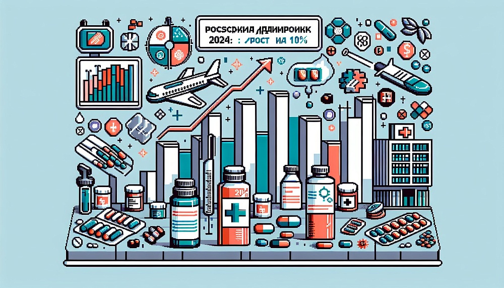 Российский фармрынок 2024: рост на 10%, коммерческий сектор лидирует
