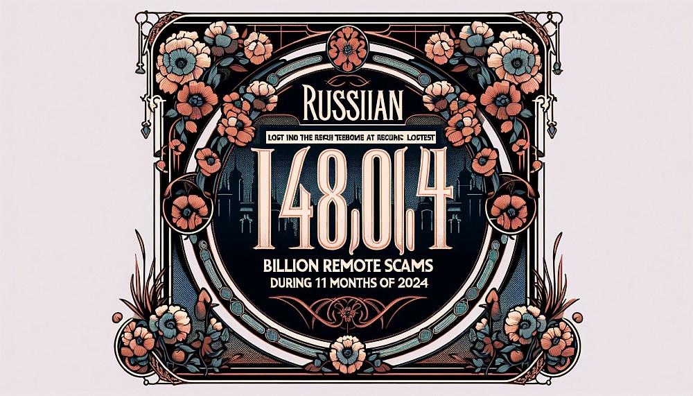 Россияне потеряли 168 млрд рублей от дистанционных мошенничеств за 11 месяцев 2024 года