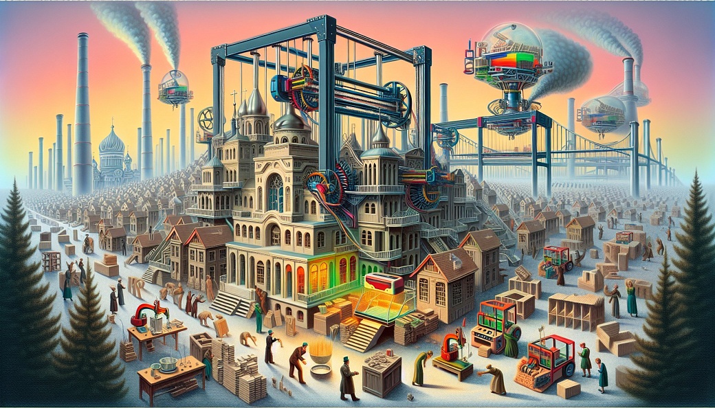 Россия планирует к 2030 году построить 1 млн кв. м жилья с помощью 3D-принтеров