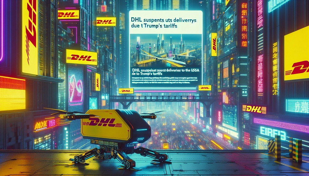DHL приостанавливает доставки в США из-за пошлин Трампа