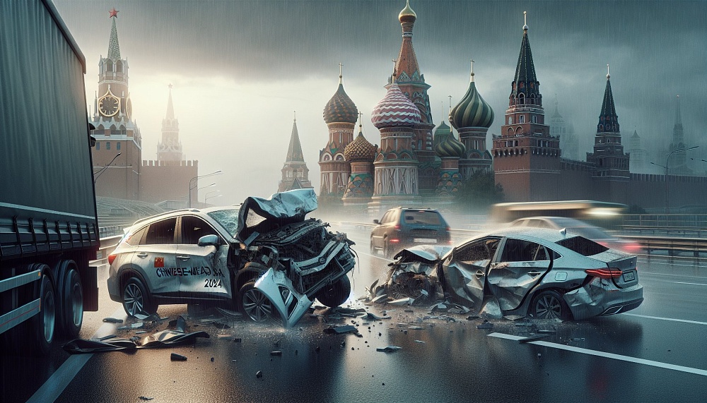 Рост аварий с китайскими автомобилями в России: анализ 2024 года
