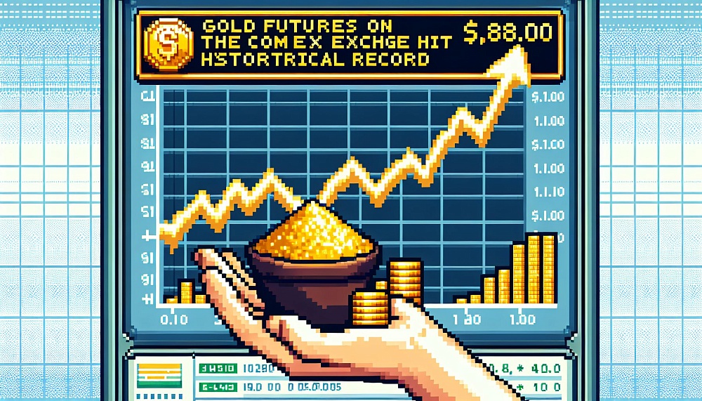 Фьючерсы на золото на бирже Comex установили исторический рекорд